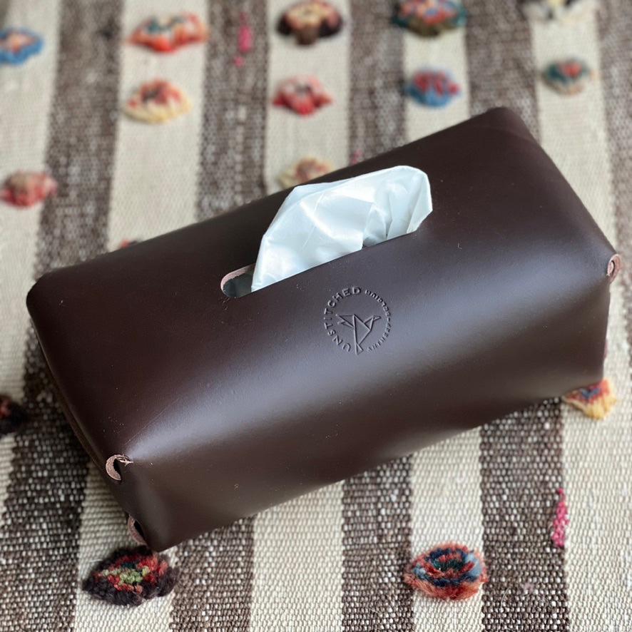Origami tissue box - Brown